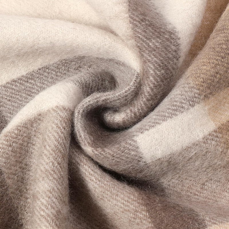 SKNSOFT Winter Wool Plaid Scarf for Men,Women Fashion Tartan Wrap Checkered Scarves - Image 3